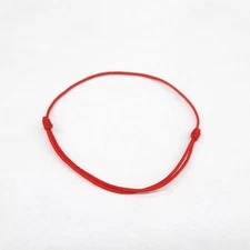 Hand Made Red Thread Adjustable Bracelet | Red String Lucky Bracelet | Simple