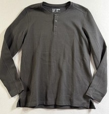 511 tactical Jasper Thermal Henley Shirt Men Medium Grey Long Sleeve NWOT Waffle