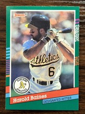 1991 Donruss Baseball Harold Baines Oakland Athletics Base Card Series 2 #748