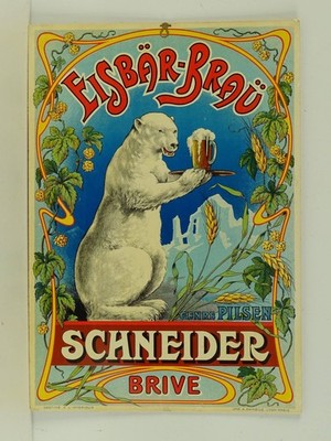 POSTER POSTER CUTTER BRIVE ICE BAR BROWN