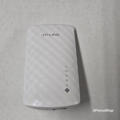 USED TP-Link AC 750 Wi-Fi Range Extender, Model RE200, White