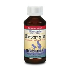 Herbs for Kids Eldertussin Elderberry Syrup – Cherry Berry (4oz)