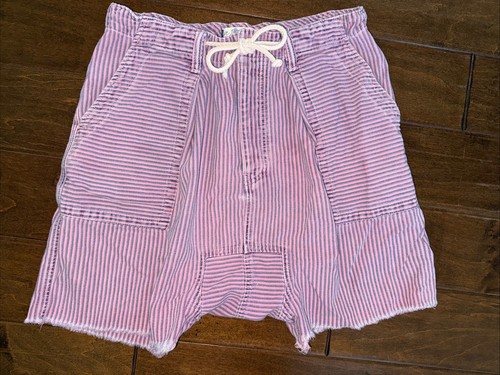 Free People We The Free Easy Rider Harem Shorts Acid Stripe Boho Size M