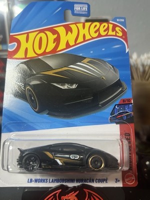 Hot Wheels 2026 Black LB-Works Lamborghini Huracan Coupe 91/250 Nightspeed 8/10