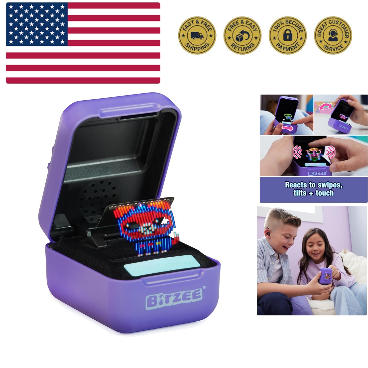 Interactive Toy Digital Pet with 15 Animals Inside, Virtual Electronic Pets R...