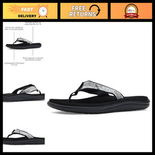 Comfortable Women's Flip Flops - Lightweight, Adjustable Straps, Casual Sandals