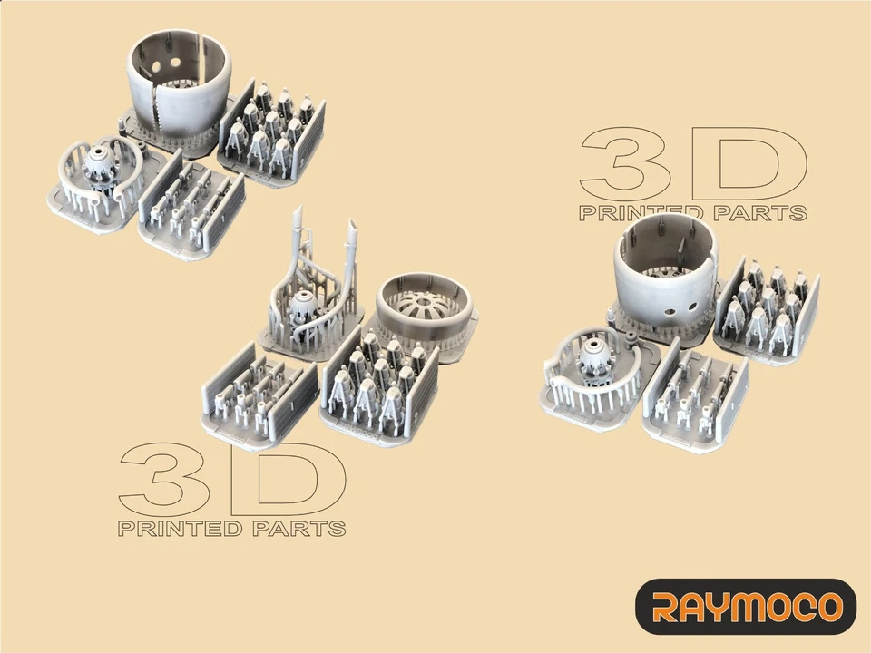 RAYMOCO RC48.102.00 1/48 Set of 3 Engines BMW-132. For use with Junkers Ju 52 - Image 3 of 4