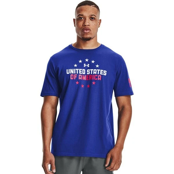Mens Under Armour UA Freedom USA Chest Logo T-Shirt - XL & Large - NWT