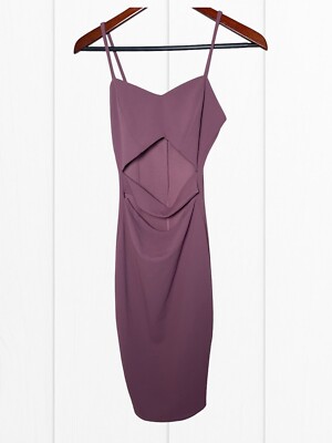Privy Privately Privileged Women's Midi BodyCon Light Purple Cocktail Dress  | eBay