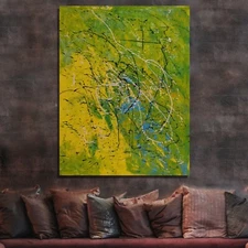 Original,  Mark Little,Acrylic Painting 81” X 62” Extra Large,Abstract,Modern,XL