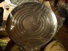 Stainless Steel Round 16 inch Serving Tray Platter with handle