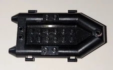 Lego Black Small Rubber Raft Boat For Minifigures Piece Part 30086 Water Craft