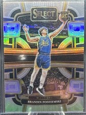 2023-24 Panini Select - Brandin Podziemski (RC) - Silver Prizm - #93