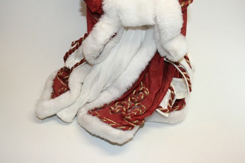 Ángel de Navidad vintage Dillards rojo y blanco 19" HG80335 - Imagen 3 de 7