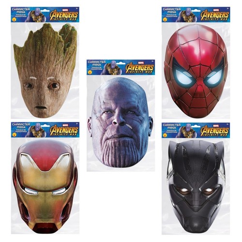 Avengers Infinity Krieg Eisen Spinne Charakter Gesicht Feier Partys Maske Wunder