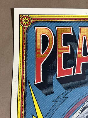 X'periment/Chinatown Rock サイン入り 2018 Pearl Jam Fenway Park Boston Artist Signed Poster Ian