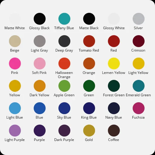 HTVRONT Permanent Self Adhesive Craft Vinyl 12''x10 FT Choose Colors, for Cut - Image 2 of 4