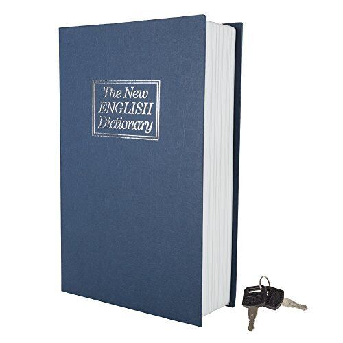 Book Key-Portable New English Dictionary Hidden Mini Safe for Traveling, Stor...