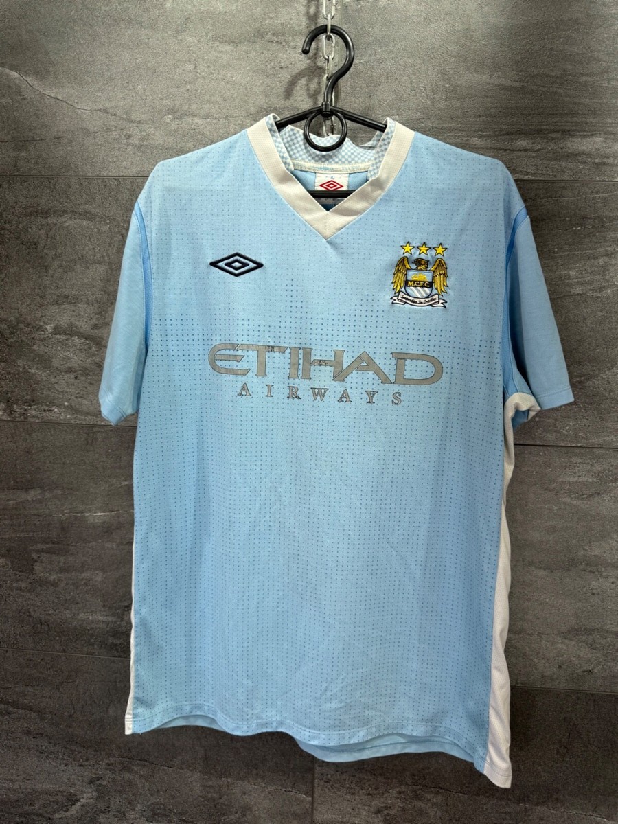 Manchester City Home Football Shirt Jersey 2011/12 Umbro Men's