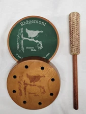 RIDGEMONT HONEY HOLE ALUMINUM/GLASS TURKEY FRICTION POT CALL - NWTF