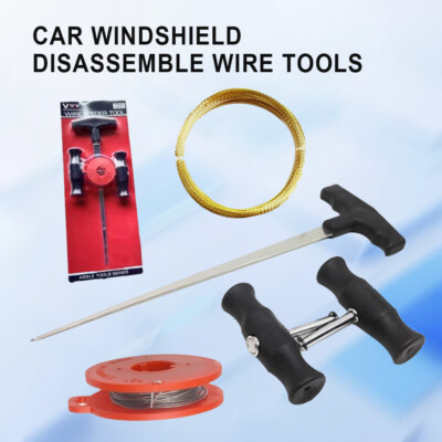 Car Windshield Remover Tool Car Window Glass Removal Knife Blade Kit Repair Tool