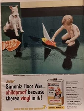 Vintage Simoniz Floor Wax Ad Nov 1958 Better Homes & Gardens Magazine