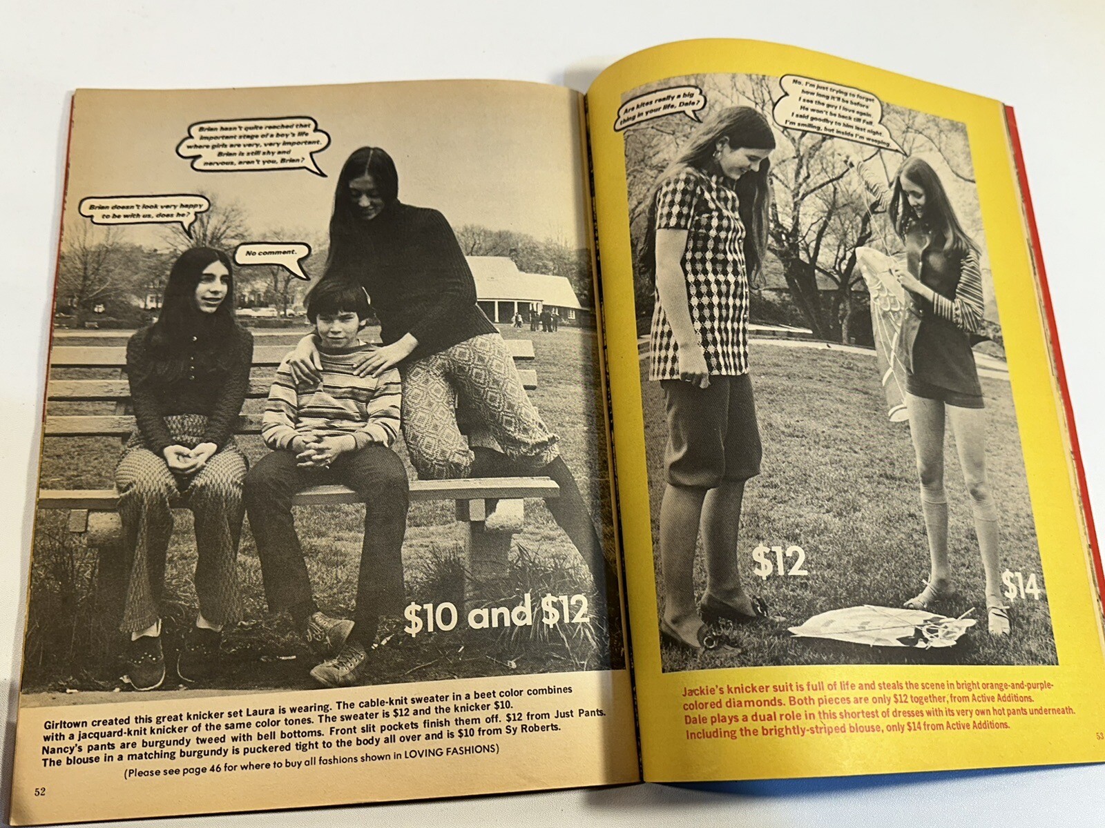 9/1971 LOVING FASHIONS 16 MAGAZINE David Cassidy, Vintage Designer