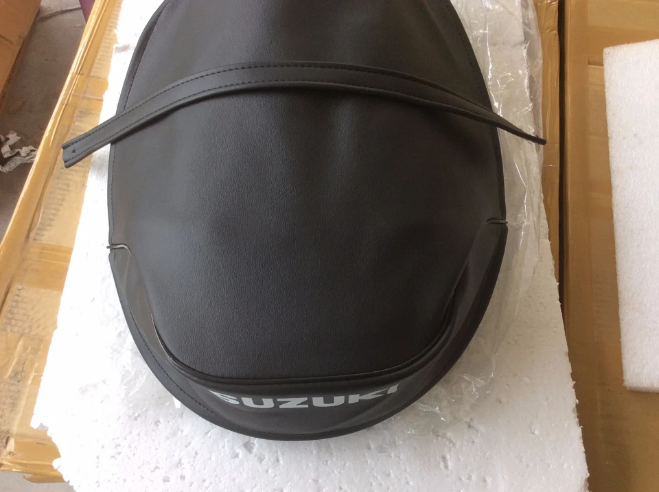 Cubierta de asiento + correa Suzuki TS125 TC125 TS185 R/J '71-'72 nueva mejor calidad  Foto 2 de 2