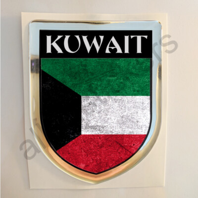 Sticker Iraq Resin Domed Stickers Iraq Flag 3D Vinyl Adhesive Decal Car