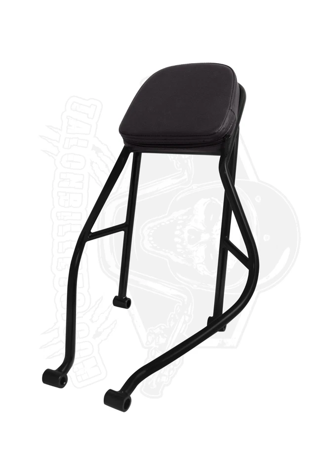 Almohadilla de asiento de pasajero trasero cojín portaequipajes 4 Triumph Bonneville Bobber negro Foto 2 de 4