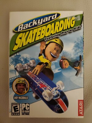 Backyard Skateboarding (PC, 2004) Brand New Sealed in Retail Box