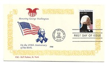 1952 George Washington FSC-RJT Fulton  FDC