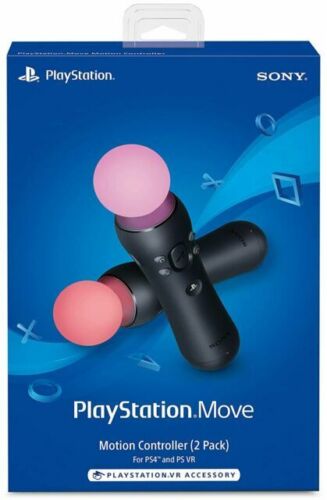 Sony Playstation Move Motion Controller (2 Pack) PS4, PSVR NEW, FREE SHIP - Picture 1 of 1