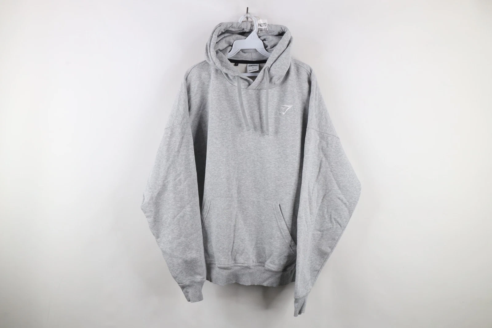 gymshark classic logo gym training weightlifting hoodie
