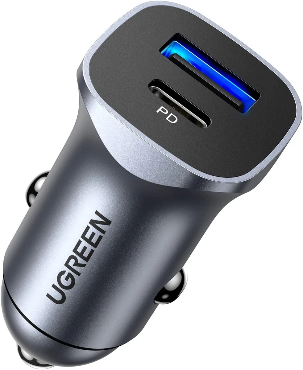 UGREEN USB C Car Charger, PD 20W & QC18W Fast Car Charger Adapter