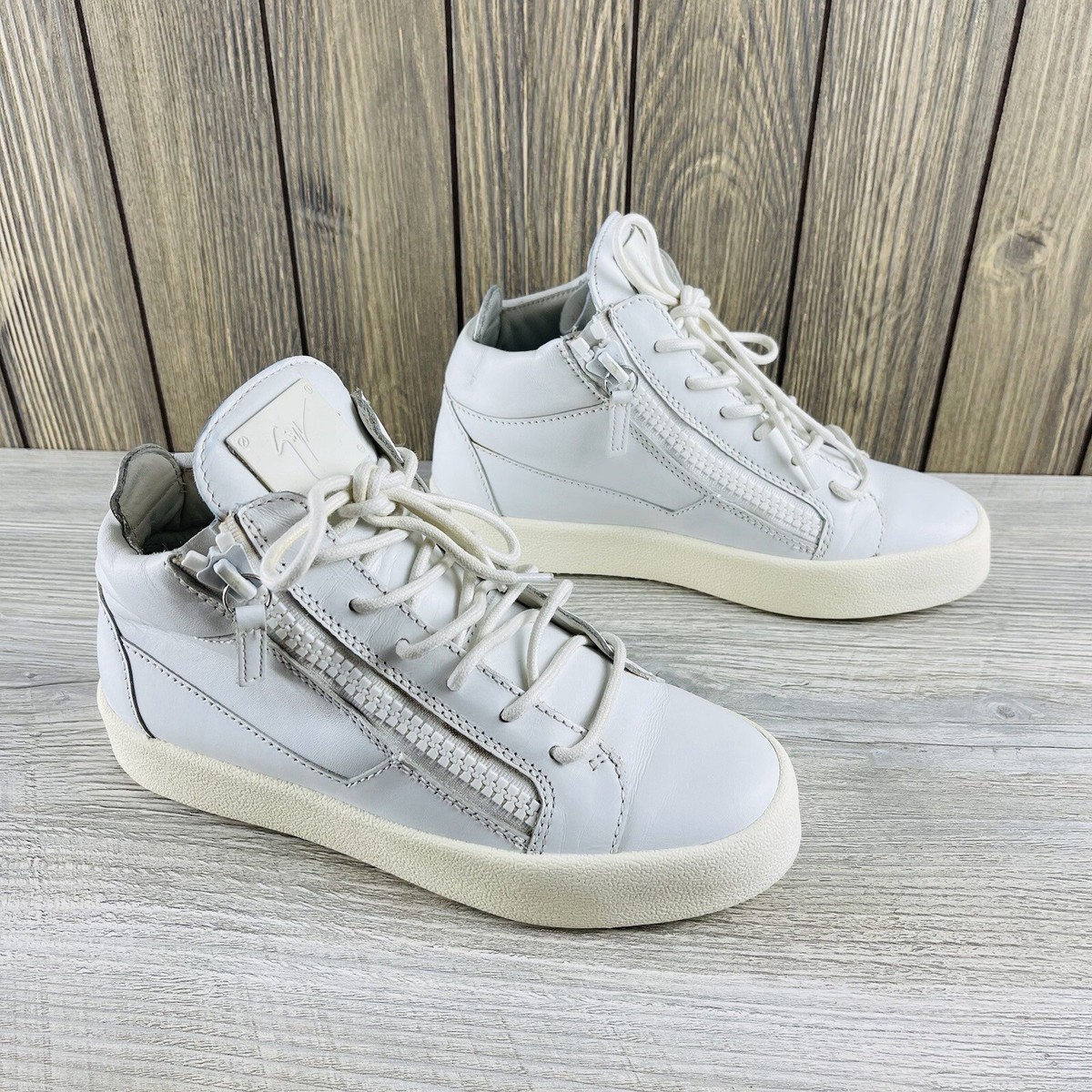 GIUSEPPE ZANOTTI 24AW スニーカー ホワイト系 Giuseppe Zanotti Sneakers Shoes High Top White Leather