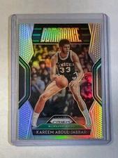 2018-19 Panini Prizm Dominance Silver Prizm #7 Kareem Abdul-Jabbar Bucks Lakers