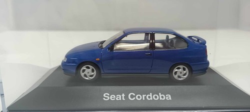Seat Cordoba SX 1999 Herpa Seat Collection 1:43 Blu Metallizzato Usato + Teca - Foto 8 di 17