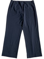 Pendleton Size 14 Women Straight Leg Black Ankle Office Work Pant Stretch