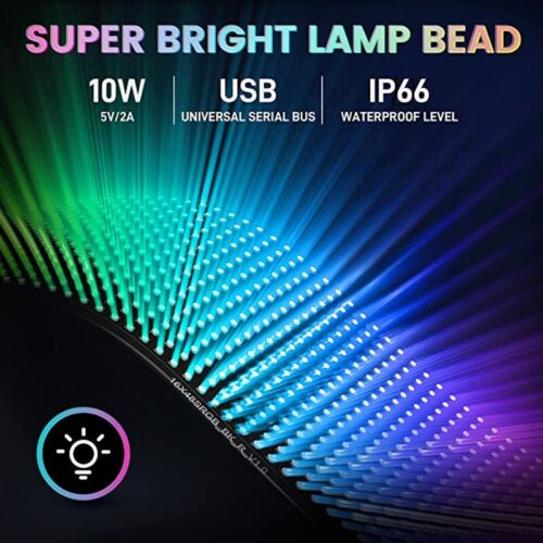 Scrolling LED Sign Matrix Panel Screen Blue-tooth APP Control for Shop Bar Car - Picture 5 of 24