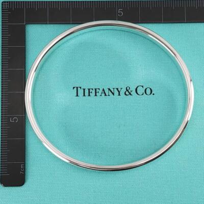 Tiffany & Co.1837 Narrow Bangle Bracelet Sterling Silver 925 No