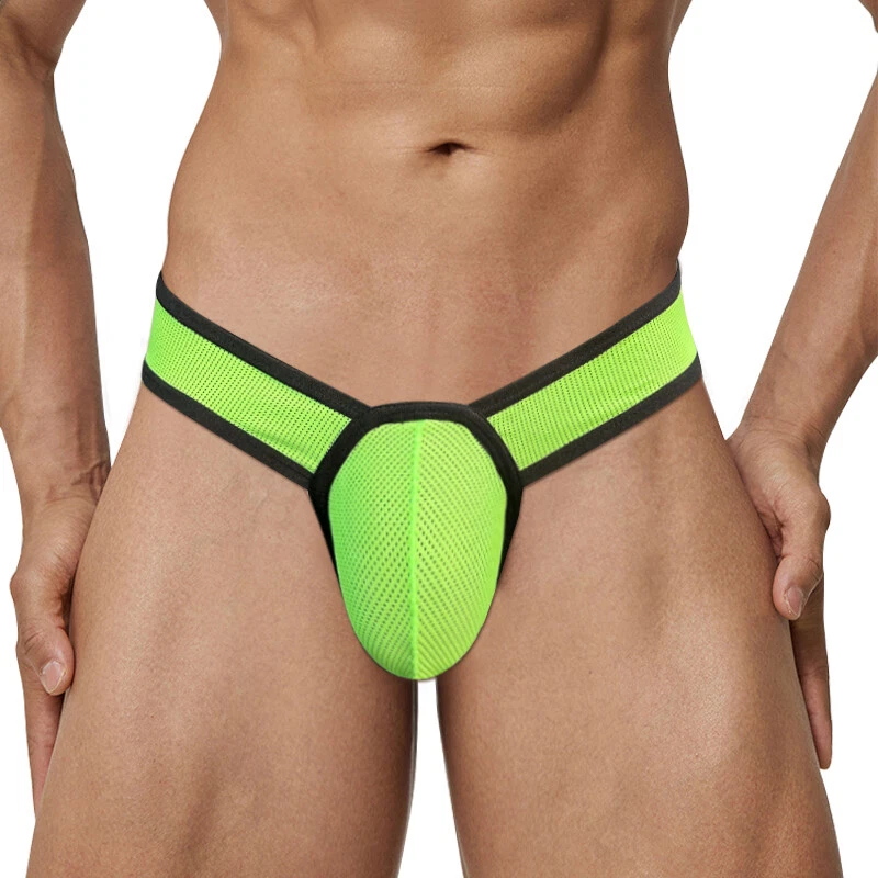 Paquete de 1,4 calzoncillos para hombre sexy cintura baja bikini bragas bolsa ropa interior transpirable Foto 2 de 4