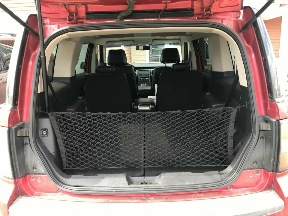 Red de carga organizadora de malla estilo sobre maletero trasero para Ford Flex 2009-2020 nueva Foto 2 de 4