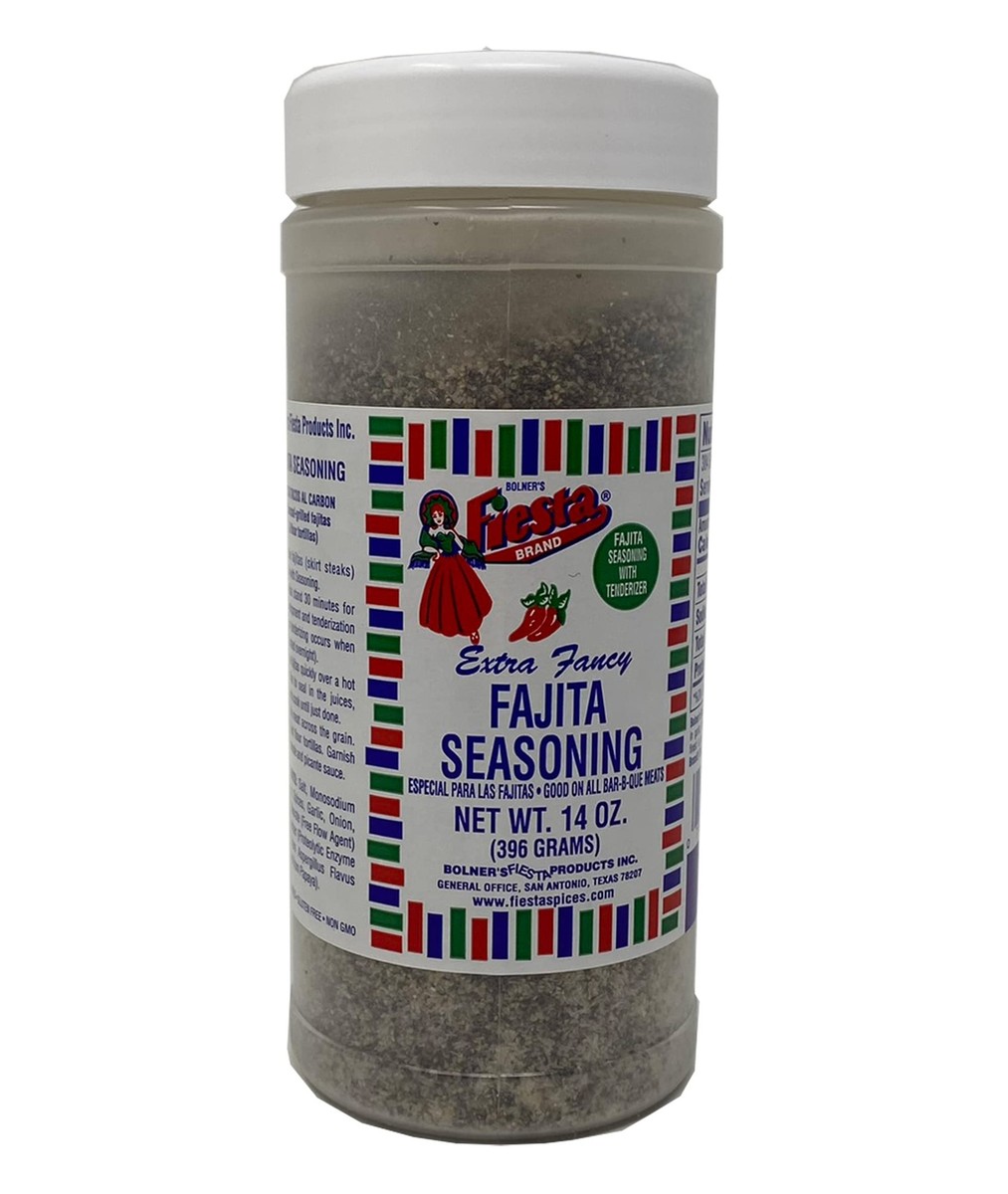 Bolner's Fiesta Extra Fancy Fajita Seasoning 14 Oz Plastic Jar
