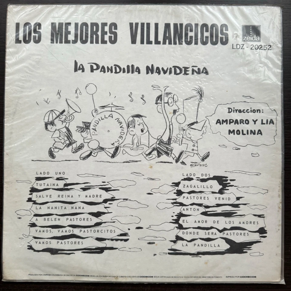 Coro De Lia Molina – Los Mejores Villancicos NAVIDAD MUSICA EX NM LP LATIN — 第 4/4 张图片