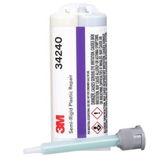 3M Semi-Rigid Plastic Repair, 34240, 47.3 mL Cartridge