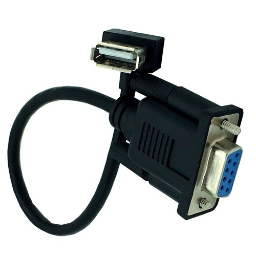 RS232 DB9 9 Pin Female to USB 2.0 A Female Jack Serial Adapter Connector Cable - Picture 7 of 10