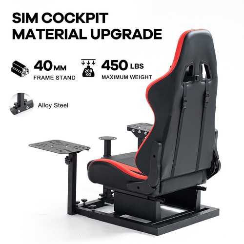 Zootopo Cabina di pilotaggio Sim di volo Adatto con sedile per Thrustmaster A10C - Picture 3 of 8