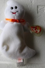 Ty Beanie Baby Retired Vintage Spooky the Ghost 1995 New with tag
