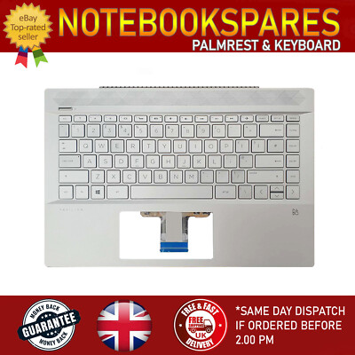 ERSATZ FÜR HP PAVILION��14-CE3600SA HANDAUFLAGE UK TASTATUR SILBER